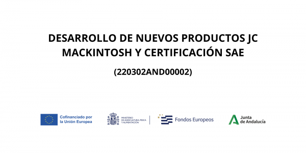 DESARROLLO DE NUEVO PRODUCTOS JC MACKINTOSH Y CERTIFICACIÓN SAE